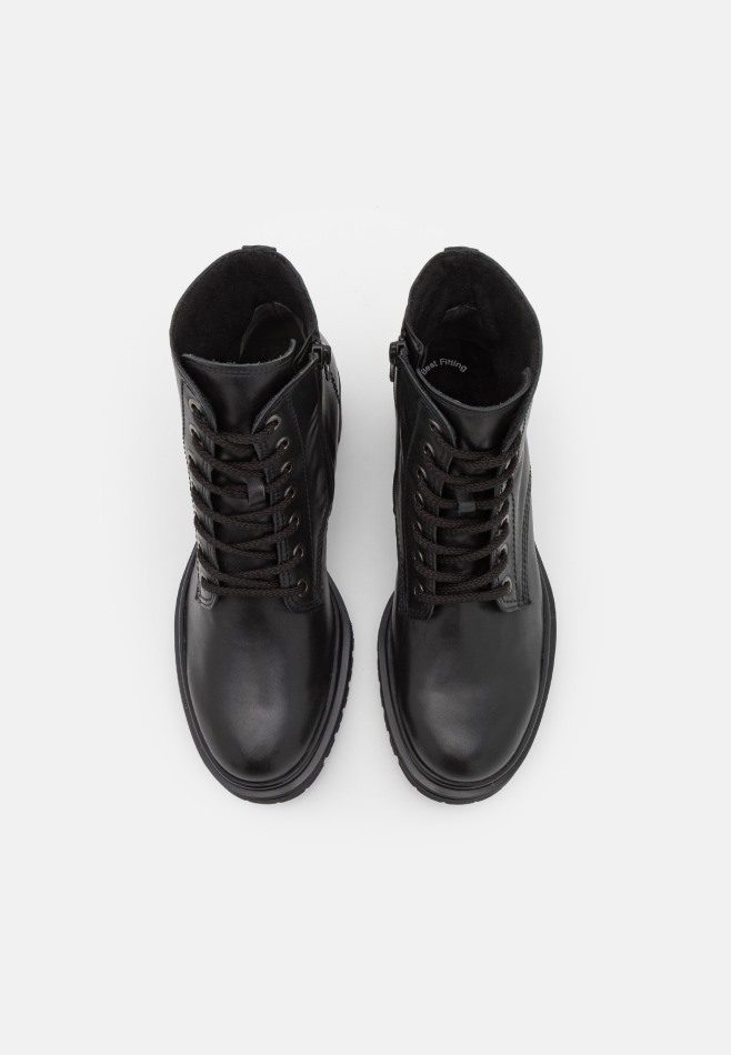 Gabour | Bottines Noires Exclusives à Lacets